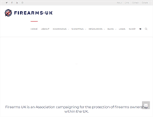 Tablet Screenshot of firearmsuk.org
